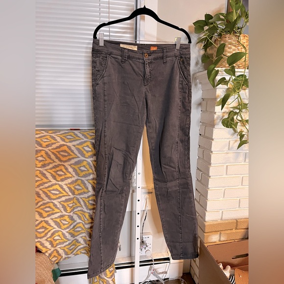 Pilcro Embroidered Straight Pants 28T - Picture 2 of 12